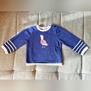 Janie and Jack Blue Toddler Sweater 18 to 24 months